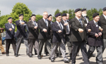 Veterans march on parade